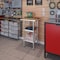 Amgood 20in D x 20in L Stainless Steel Table, Two Undershelves AMG WT-2020-2SH-Z - alternate 3