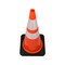 Interstate Safety 28 Inch PVC 7lbs Traffic Cone with Dual- Reflective Bands - Orange 50028 - alternate 5