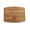 Picnic Time Family Of Brands NFL Las Vegas Raiders - Ovale Acacia Cutting Board 893-00-512-233-2 - alternate 2