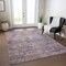 Homeroots 3' X 5' Plum And Lavender Floral Washable Indoor Outdoor Area Rug 605747 - alternate 5