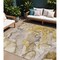 Homeroots 9' X 12' Taupe Abstract Washable Non Skid Indoor Outdoor Area Rug 559202 - alternate 1