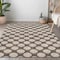 Homeroots 3' X 5' Brown And Beige Polka Dot Washable Indoor Outdoor Area Rug 595211 - alternate 6