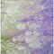 Homeroots 9' X 12' Purple Lilac And Artichoke Green Abstract Washable Indoor Outdoor Area Rug 582180 - alternate 5