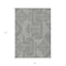 Homeroots 3' X 5' Black And Ivory Abstract Washable Indoor Outdoor Area Rug 594905 - alternate 9
