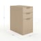 Martha Stewart Kayden Single-Drawer Desk w/3 Drawer File Cabinet in Light Natural w/Brushed Gold Hardware KHO-23042-TBFC-LNT-GLD-MS - alternate 6