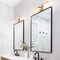 Jonathan Y McKenna 32" Modern Minimalist Dimmable Integrated LED Metal Wall Sconce, Brass Gold JYL7040B - alternate 6