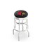 Holland Bar Stool Co 30" Chrome 2-Ring Louisville Swivel Bar Stool, Accent Ring L7C3C30Lville - alternate 1