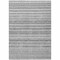 Homeroots 9' X 12' Gray Silver And Charcoal Striped Washable Indoor Outdoor Area Rug 577785 - alternate 4