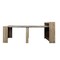 Homeroots 98" Light Brown Wood Self-Storing Extendable Dining Table With Storage 694688 - alternate 3