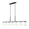 Z-Lite Naya 7-Light Linear Chandelier, 64 in W, Matte Black 7518-7L-MB - alternate 1