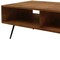 Homeroots 23" Brown And Black Wood And Metal Coffee Table With Shelf 554275 - alternate 3