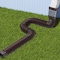 Vevor Rain Gutter Downspout Extensions 2-Pack Flexible Downspout Extender Brown, 2PK HC3003G2 - alternate 5