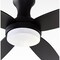 Afx Banks - 52in 3 Blade LED Ceiling Fan - Black Finish - Remote Control Type BNKN523LDCBKBK-RC - alternate 4