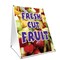 Signmission Fresh Cut Fruit, 24 Inch x 18 Inch A-frame Yard Sign, Plastic Sign SBC-1824-Fresh Cut Fruit - alternate 1