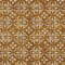 Homeroots 8' X 10' Copper And Beige Floral Washable Indoor Outdoor Area Rug 595982 - alternate 3