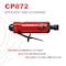 Chicago Pneumatic Air Straight Die Grinder, 1/4 in, 0.6 HP, Aluminum Alloy, Includes 1/4 in and 6mm Collet Holder CP872 - alternate 3