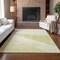 Homeroots 3' X 5' Wheat Gold And Ivory Geometric Washable Indoor Outdoor Area Rug 582500 - alternate 3