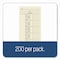 Adams Business Forms Time Cards for Acroprint, Amano and Lathem Time Clocks, Two Sides, 3.4in x 8.25in, 200PK 9660-200 - alternate 3
