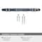 Amerock Carrione 5-1/16 in 128 mm Center-to-Center Marble Black/Golden Champagne Cabinet Pull BP36649MBKBBZ - alternate 3
