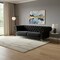 Homeroots 91" Black Velvet Chesterfield Solid Wood Sofa 543955 - alternate 4