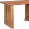Homeroots 54" Brown Solid Wood Writing Desk and Bookshelf Set With Three Drawers 634358 - alternate 3