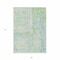 Homeroots 5' X 8' Mint Green And Blue Abstract Washable Indoor Outdoor Area Rug 609275 - alternate 6