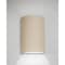 Luxury Lighting Gilly 15 in Ceramic Half Cylinder Outdoor Wall Light, Cottonwood Paint Finish, 2PK (2) 103-00-CW-ud-7 - alternate 1