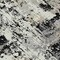 Homeroots 8' Black And Gray Round Abstract Washable Indoor Outdoor Area Rug 597934 - alternate 4