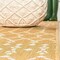 Jonathan Y Ourika Moroccan Geometric Textured Weave Yellow/Cream 4 ft. x 6 ft. Indoor/Outdoor Area Rug SMB108G-4 - alternate 5