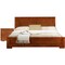 Homeroots Two Piece Dark Red Solid and Manufactured Wood Bedroom Set 468261 - alternate 1