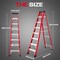 Wrightmaster 6.92 ft. Fiberglass Single-Sided Step Ladder, 12 ft. Reach, with Tool Holder, 330 lb. Load Capacity ZOR-P312092 - alternate 4