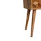 Homeroots 24" Beige Solid Wood Square Two Drawer Nightstand 651532 - alternate 6