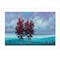 Homeroots Two Red Trees 1 White Framed Print Wall Art 405598 - alternate 4