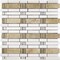 Apollo Tile 12x12 Eastern White, Beige Travertine Marble Polished Floor and Wall Mosaic Tile 5 sqft/case, 5PK APLKB88C02A - alternate 8