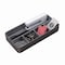 Advantus Fusion Five-Compartment Plastic Accessory Holder, Plastic, 12.25 x 6 x 2, Black/Gray 37682 - alternate 6