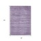 Homeroots 8' X 10' Purple And Lavender Abstract Washable Indoor Outdoor Area Rug 618289 - alternate 6