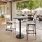 Flash Furniture 31.25" RD Tabletop, Seamless Surface Technology, Gray Faux Concrete, 18" Round Black Bar Height Base ST-RD31-CMGY-TR18B-GG - alternate 8
