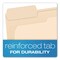 Pendaflex Reinforced Top File Folders, 1/3-Cut Tabs: Left Position, Letter Size, Manila, 100PK R752 1/3-1 - alternate 5