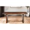 Homeroots 74" Dark Brown Solid Wood Dining Table 521832 - alternate 7