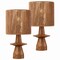 Jonathan Y Rickie 19" Bohemian Coastal Sculptural Resin w/Hand-Woven Paper Rope Drum Shade LED Table Lamp, , 2PK JYL5509A-SET2 - alternate 1