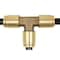 Mytee Products DOT Union Tee Push-Lock Air Brake Fitting 1/4in Tube OD (Set of 5 pcs) MP-ABF-TEE14 - alternate 2