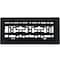 Sierra Grates 4 in. H X 14 in. W Powder Coat Steel, Textured Black Floor Register ORI414-BLK - alternate 2