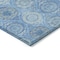 Homeroots 9' X 12' Denim Blue Sky Blue And Ivory Floral Medallion Washable Indoor Outdoor Area Rug 614585 - alternate 6