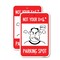 Signmission Not Your Parking Spot with Graphics, 12'' X 18'' 2 Signs, Heavy Gauge Aluminum, 2PK A-1218-2PACK-23538 - alternate 1