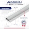Randall 3' Mini Threshold, Door Bottom 1 1/4" Wide 3/8"-1/2" High 3 FT V-5 - alternate 2