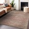 Homeroots 10' X 14' Brown And Copper Abstract Washable Indoor Outdoor Area Rug 618285 - alternate 3