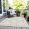 Homeroots 8' X 10' Ivory And Beige Geometric Washable Indoor Outdoor Area Rug 593777 - alternate 7