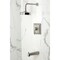 Kingston Brass Single-Handle Pressure Balanced Tub and Shower Faucet, Brushed Nickel KB5898DL - alternate 5