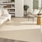 Homeroots 9' X 12' Natural Geometric Indoor Outdoor Area Rug 573220 - alternate 5