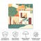 Trademark Fine Art Outdoor Canvas Art - Shriya Bhattacharya  'Tuscan Vacation' Wall Art for Patios, or Gardens 1X22319-OC2424WR - alternate 2